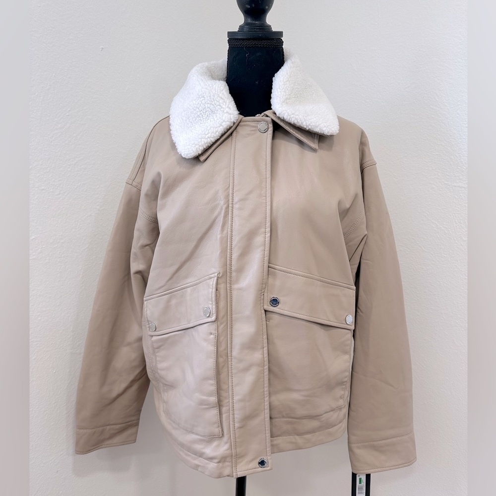 Kenneth Cole Faux Leather Jacket
